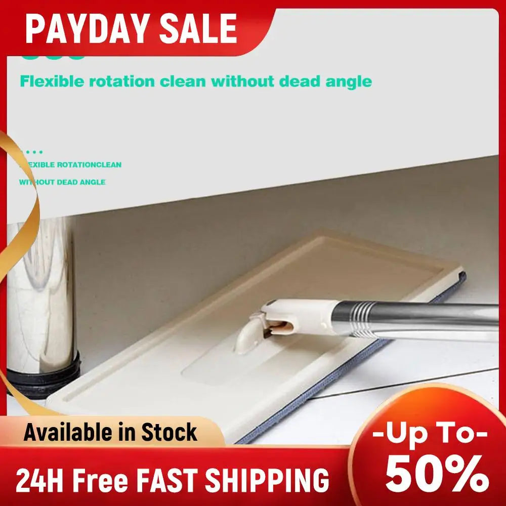 Hands-Free Flat Mop & Bucket Set