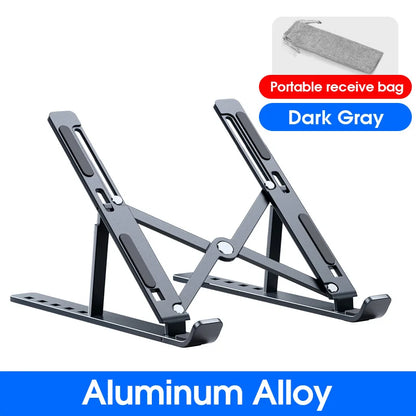 Adjustable Aluminum Laptop Riser – X Style