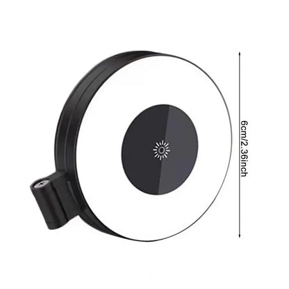Magnetic Selfie Light Rechargeable LED Selfie Ring Light for Magsafe with Brightness Adjustable Portable LED Phone Fill Light for All Phones Selfies/Photography/Zoom/Video Conference/Vlogging Black