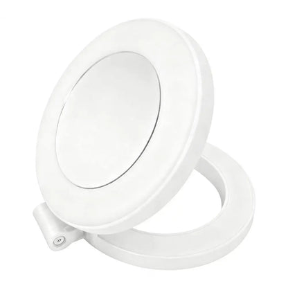 Magnetic Selfie Light Rechargeable LED Selfie Ring Light for Magsafe with Brightness Adjustable Portable LED Phone Fill Light for All Phones Selfies/Photography/Zoom/Video Conference/Vlogging Black