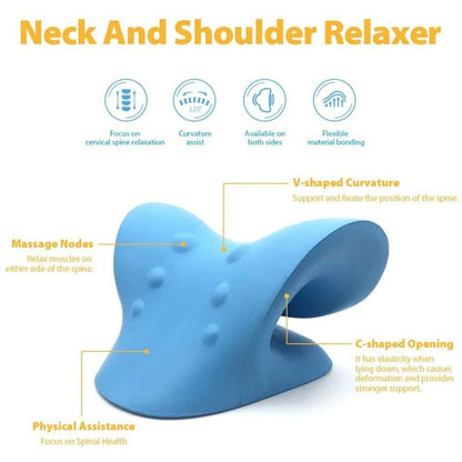 Cervical Spine Pillow for Sleep Traction and Support