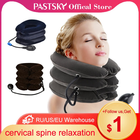 Neck Stretcher Air Traction Pillow