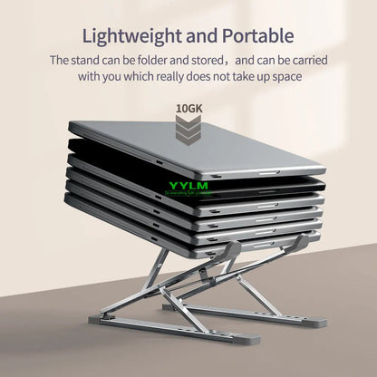 Adjustable Aluminum Laptop Riser – X Style