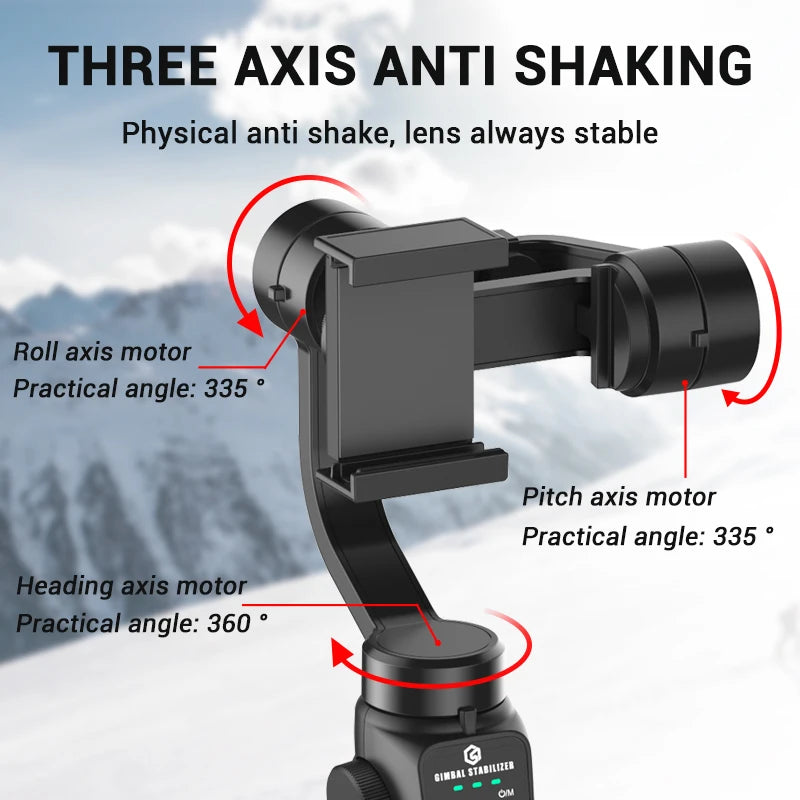 Mobile Phone Stabilizer Smart Anti-Shake Handheld Gimbal
